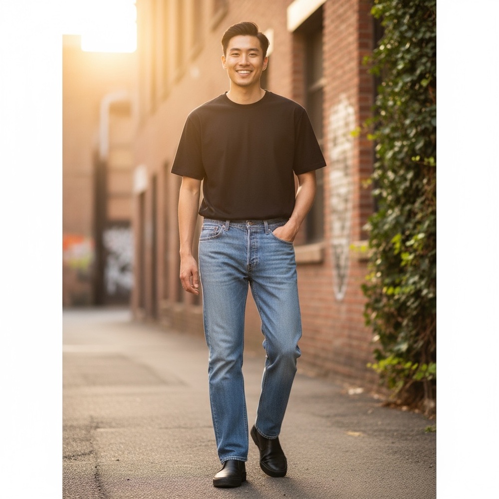 Levi’s 501 Original Fit Distressed ButtonFly Jeans – Size 36 x 32